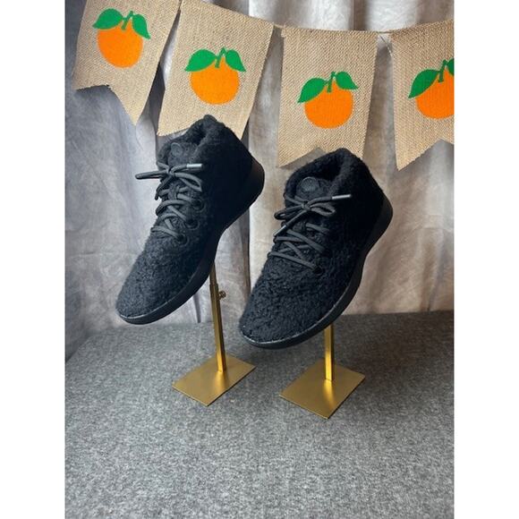 allbirds Shoes - Allbirds Wool Runner Mizzles Merino Wool Lace Up Women's Size 9 Black Comfort